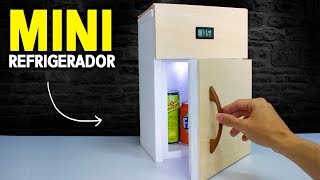 Cómo Hacer un MINI REFRIGERADOR CASERO [upl. by Sammons583]