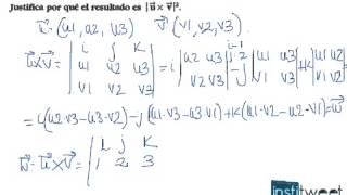 Vectores Calcula el volumen de un paralelepipedo [upl. by Edelman696]