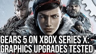 Gears 5 Upgrades For Xbox Series X Tested  Enhanced Graphics 120Hz Lower Latency  More [upl. by Evered319]