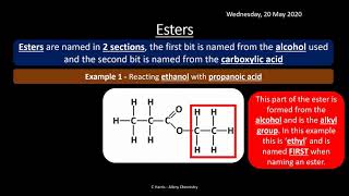 AQA 39 Carboxylic Acids and Derivatives REVISION [upl. by Nnail]