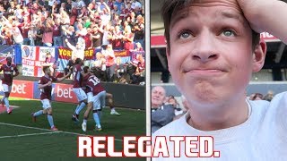 THE MOMENT JACK GREALISH RELEGATED BOLTON vs Aston Villa [upl. by Eceertal]