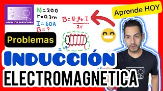 ✅INDUCCIÓN ELECTROMAGNÉTICA  CÓMO RESOLVER PROBLEMAS  FÍSICA PREPARATORIA [upl. by Schafer220]