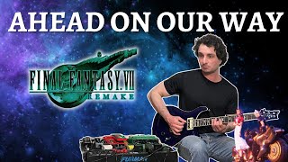 Ahead on Our Way FF7  Electric Guitar Cover [upl. by Arukas968]