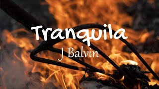 J Balvin  Tranquila Lyrics  Letras  Gasolina [upl. by Solberg521]