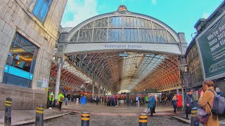 4K London Walk  Paddington Station [upl. by Mcdowell]