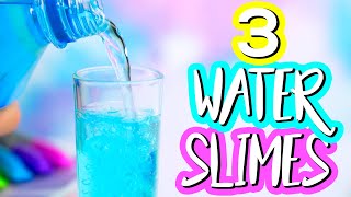 DIY Water Slime How To Make The Best Water Slime Recipe Jiggly Water Slime [upl. by Patterson]