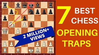 7 Best Chess Opening Traps [upl. by Araldo]