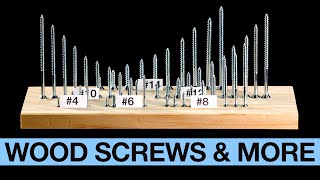 Wood Screw Sizes Explained  A Beginners Guide [upl. by Irb]