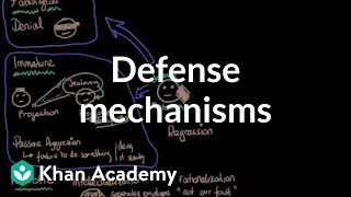 Defense mechanisms  Behavior  MCAT  Khan Academy [upl. by Yelhak]