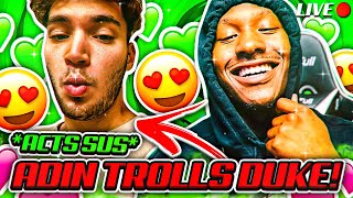 Adin amp Duke Dennis SUS Moments Compilation Adin Ross FUNNY Stream Highlights [upl. by Darbie]