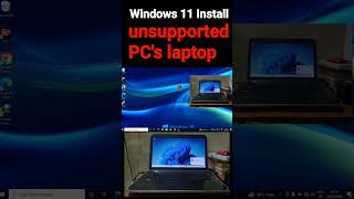 How To Install Windows 11 unsupported PC s Laptops [upl. by Lekram]