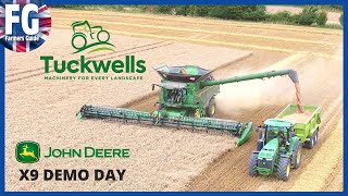 John Deere X9 Combine Demo Day with Tuckwells [upl. by Wolbrom]