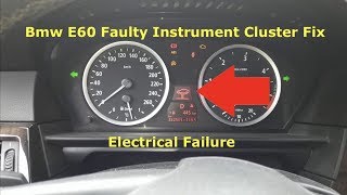 Bmw E60 E61 Central Electronics Failure Fix Instrument Cluster Faulty KOMBI [upl. by Purse580]