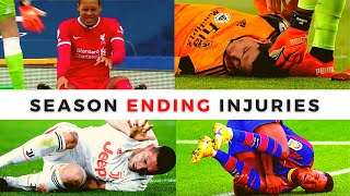 Season Ending Injuries in Football 2020  2021 [upl. by Dorri]