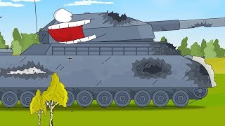 Juegos de tanques para niños Dibujos animados sobre tanques de guerra Coches monstruos [upl. by Mozart]