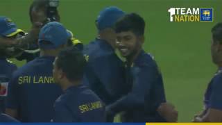 Kamindu Mendis on fire at his debut T20I game Sri Lanka vs England at RPICS [upl. by Ritch]