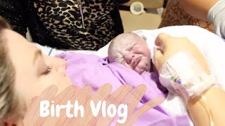 EMOTIONAL BIRTH amp LABOUR VLOG  STILLBORN TWIN SISTER  Amber Lorraine [upl. by Naiditch]