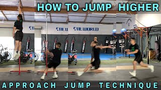 Approach Jump Technique  How To Jump Higher [upl. by Boles]