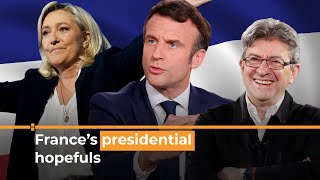 French presidential elections 2022 Who are the candidates I Al Jazeera Newsfeed [upl. by Yruoc]