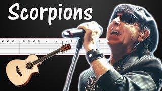 Humanity  Scorpions  Guitar Tabs Guitar Tutorial [upl. by Alimrahs]