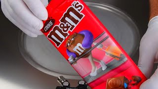 Discover how to make MampMs Chocolate Cookie Ice Cream Rolls No Talking  ASMR [upl. by Raney]