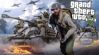 WORLD WAR 2 ALL OUT WAR in GTA 5 RP [upl. by Stilwell]