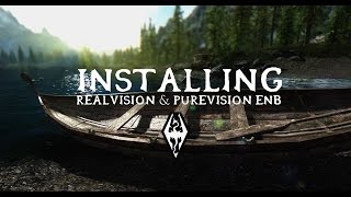 Skyrim  How to Install RealVisionPureVision ENB Detailed [upl. by Mogerly]