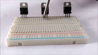 Voltage Regulator tutorial L7805 L7809 amp L7812 [upl. by Miltie]