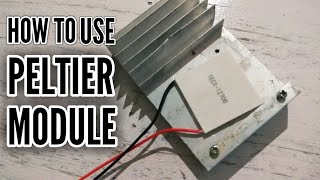 how to use peltier module for cooling  TEC112706 peltier module [upl. by Reifel708]