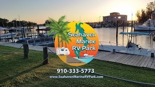 Seahaven Marine RV Park in Sneads Ferry North Carolina near Topsail Beach  Marina [upl. by Janyte801]