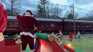 Polar Express Steam Train in Bryson City [upl. by Rexanna544]