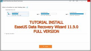 Tutorial Install EaseUS Data Recovery Wizard 1190 Full Version [upl. by Nnaarat442]