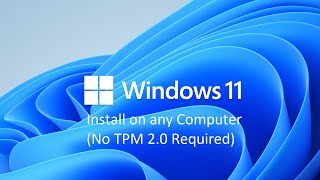 How to install Windows 11 on unsupported PC [upl. by Severson]