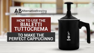 How to Use the Bialetti Tuttocrema Milk Frother [upl. by Odnumde547]