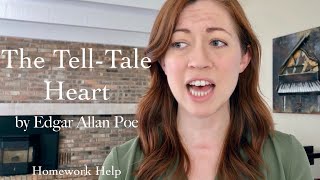 THE TELLTALE HEART by Edgar Allan Poe Summary amp Analysis [upl. by Sucam]