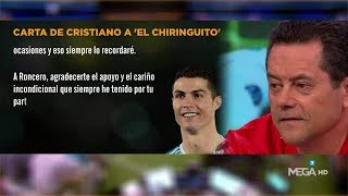 LA CARTA de Cristiano DEDICADA a El Chiringuito quotTenéis algo especialquot [upl. by Doomham]