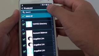 Samsung Galaxy S5 How to Export Contacts to SIM Card [upl. by Porush]