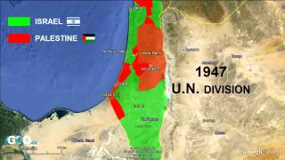 Territorios Palestina e Israel Evolución  Palestine amp Israel Territories IGEOTV [upl. by Jody]