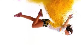 THE COLOR RUN™ Color Bursts in slow motion [upl. by Fenton]