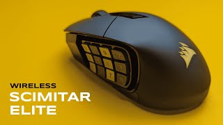 Corsair Scimitar Elite Wireless Mouse  Review [upl. by Whiting]