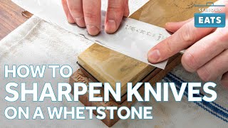 How to Sharpen a Knife on a Whetstone [upl. by Matteo]