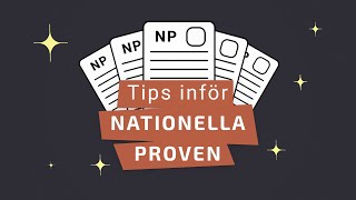 Tips inför nationella proven [upl. by Sahc]