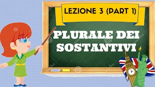 Corso di inglese 3 1 PLURALE DEI NOMI 1 [upl. by Lladnor]