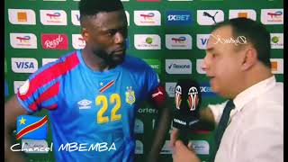 Réaction de Chancel MBEMBA après le match RDC 11 ZAMBIE [upl. by Nickerson]