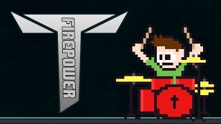 Teminite  Firepower On Drums  The8BitDrummer [upl. by Arualana]