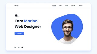 RESPONSIVE Personal PORTFOLIO Website HTML CSS And JAVASCRIPT  Mobile First [upl. by Adaner123]