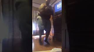 Black guy dancing door falls down tiktok meme [upl. by Eerihs]