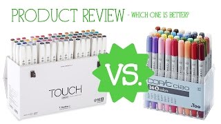 TOUCH VS COPIC Brush Tip  Which One is Better [upl. by Ladnar]