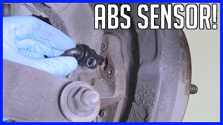 How to Replace ABS Wheel Speed Sensor  EASY [upl. by Ursas]