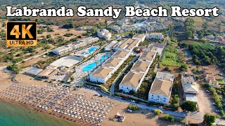 Labranda Sandy Beach Resort Corfu Greece in 4K [upl. by Nirek]